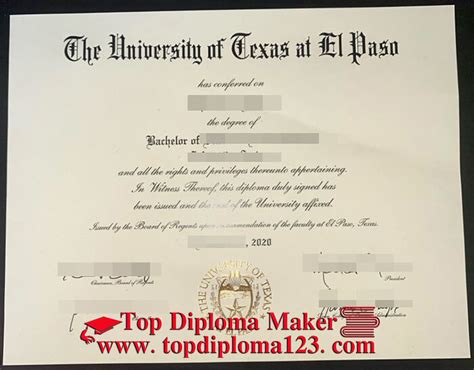 utep degrees